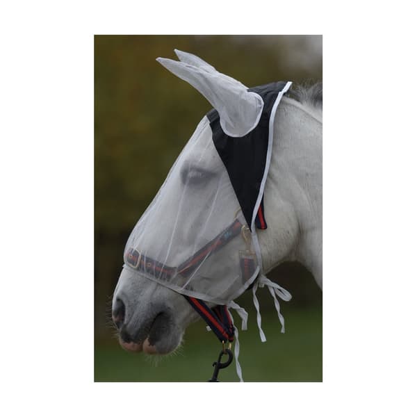HyCOMFORT Fly Eye & Ear Shield One Size Vit/Svart White/Black One Size