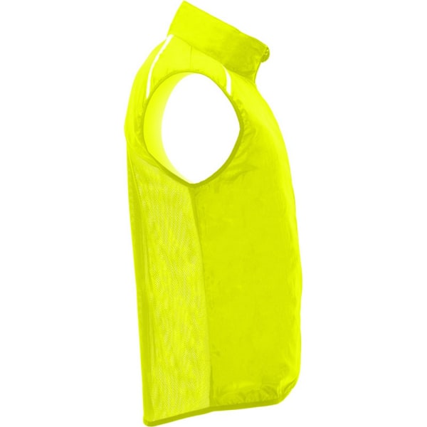 Roly Unisex Adult Jannu Lättviktig Löparväst XXL Fluro Gul Fluro Yellow XXL