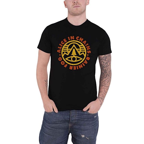 Alice In Chains Unisex Vuxen Emblem T-Shirt M Svart Black M
