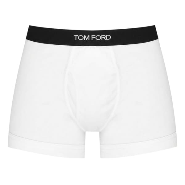 Tom Ford Herr Logo Boxershorts (2-pack) M Vit White M
