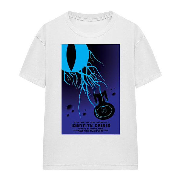 Star Trek Unisex Vuxen The Next Generation Säsong 4 Avsnitt 18 White L