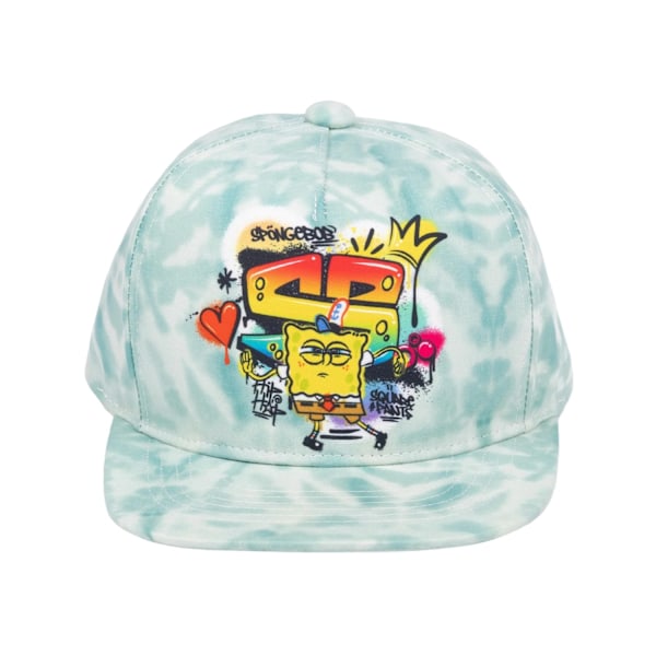 SpongeBob SquarePants Boys Tie Dye Snapback Cap One Size Blue Blue One Size