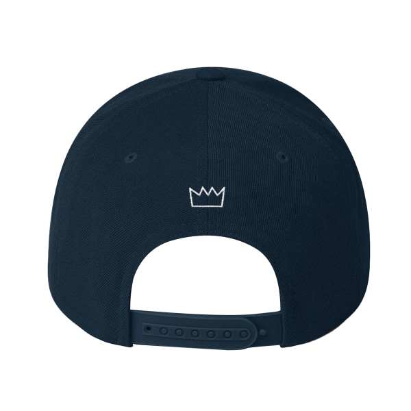 Biggie Smalls Unisex Vuxen Crown Logo Snapback Cap One Size Nav Navy Blue One Size