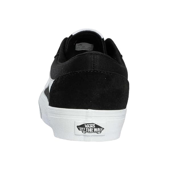 Vans Herr Canvas Trainers 9 UK Svart/Vit Black/White 9 UK