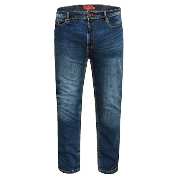 Duke Herr D555 Ambrose Stretch Tapered Kingsize Jeans 52S Mörk Dark Blue 52S