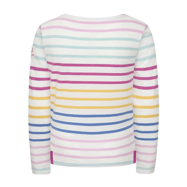 Lazy Jacks Breton Topp för Flickor 7-8 År Regnbåge Rainbow 7-8 Years