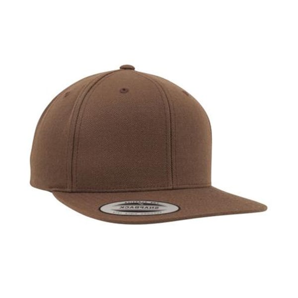 Yupoong Mens The Classic Premium Snapback Cap One Size Tan Tan One Size