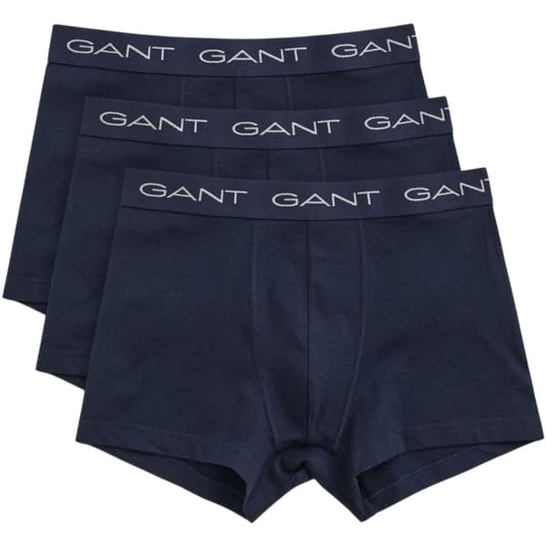 Gant Herr Logo Bomullsblandning Boxer Briefs (3-pack) S Blå Blue S