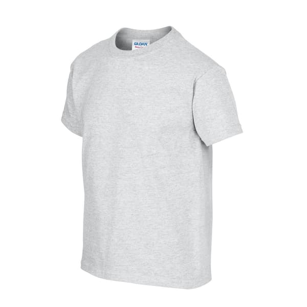 Gildan Barn/Barn T-shirt i tung bomull L Ash Ash L