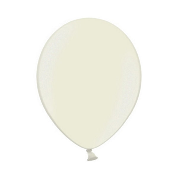 Belbal 5-tums ballonger (förpackning om 100) En storlek Metallic Elfenben Metallic Ivory One Size