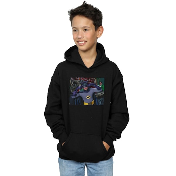 DC Comics Boys Batman TV-serie Batdance fotohoodie 12-13 år Black 12-13 Years