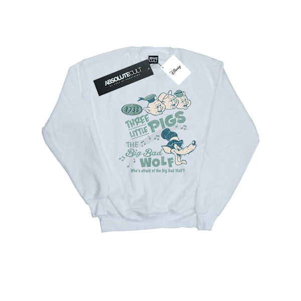 Disney Herr Tre Små Grisar Vem Är Rädd För Den Stora Stygga Vargen White 3XL