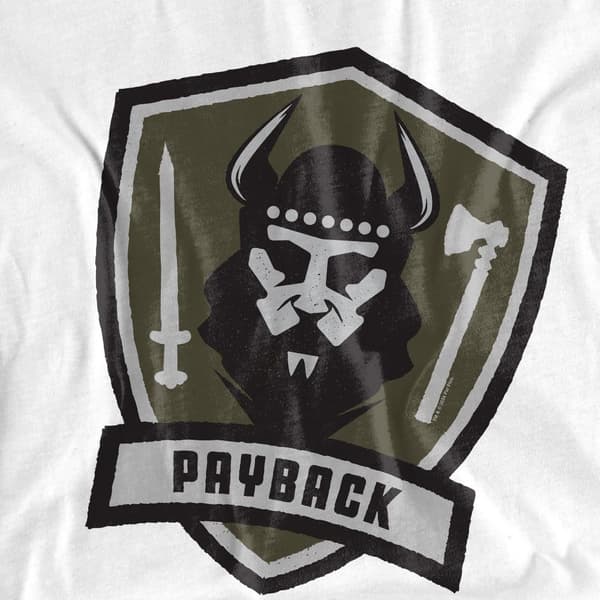 Top Gun Herr Payback Logotyp T-Shirt M Vit White M
