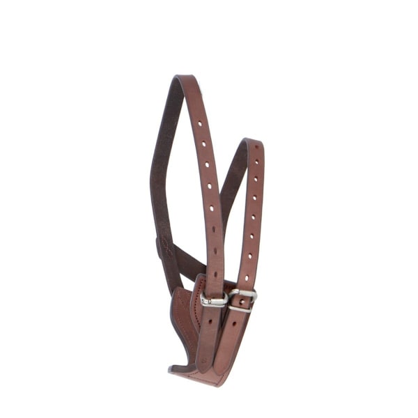 Shires Läder Anti-Crib Häst Krage Full Australian Nut Australian Nut Full
