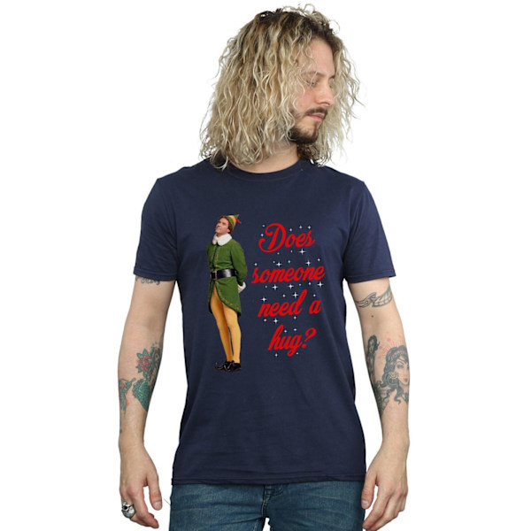 Elf Herr Hug Buddy T-shirt L Marinblå Navy Blue L