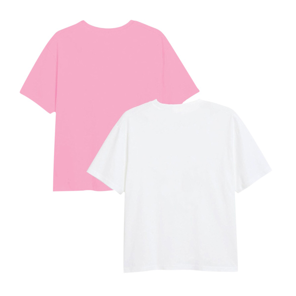 Bambi Girls Best Of Friends T-Shirt (2-pack) 7-8 år Rosa/ Pink/White 7-8 Years