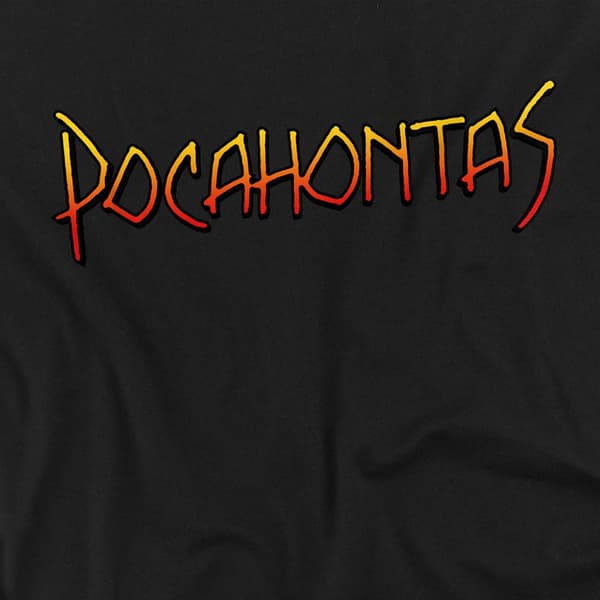 Pocahontas Unisex Vuxen Logotyp T-shirt M Svart Black M