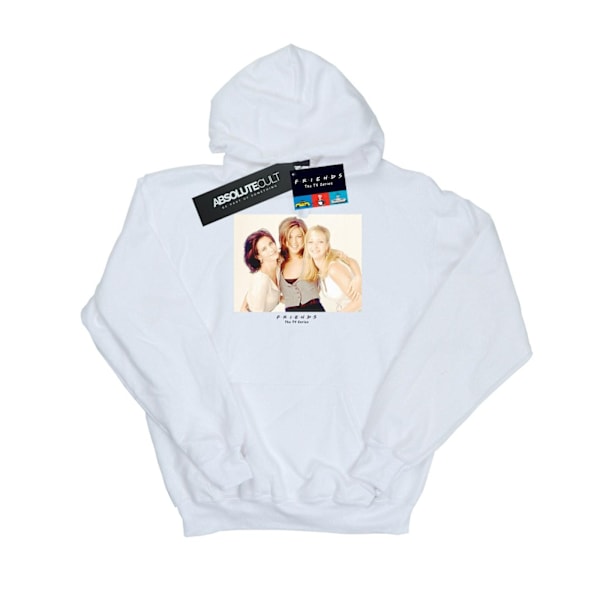 Friends Girls Girls Foto Hoodie 7-8 År Vit White 7-8 Years