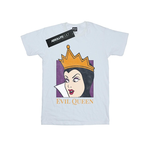 Disney Boys Evil Queen Cropped Head T-Shirt 5-6 år Vit White 5-6 Years