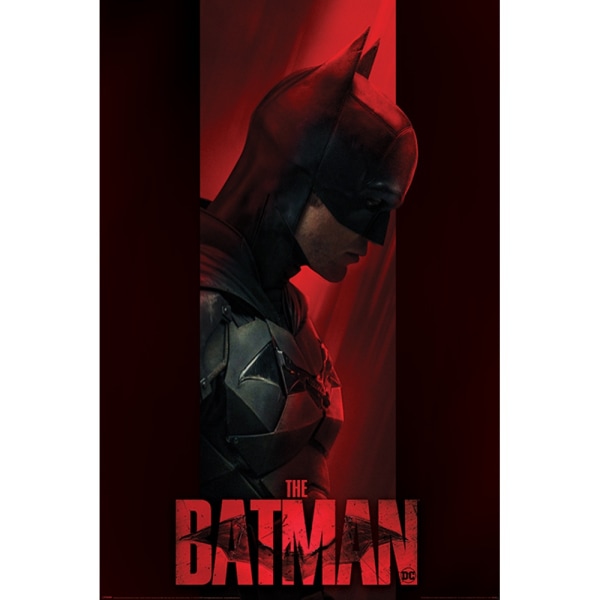 Batman Out Of The Shadows affisch 91,5 cm x 61 cm x 0,1 cm Röd/svart Red/Black 91.5cm x 61cm x 0.1cm