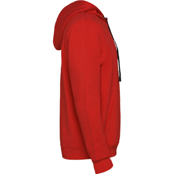 Roly Urban Hoodie XL Röd/Svart Red/Solid Black XL