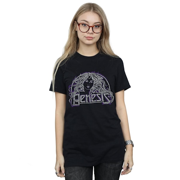 Genesis Womens/Ladies Nuevo Girl Cotton Boyfriend T-Shirt S Bla Black S