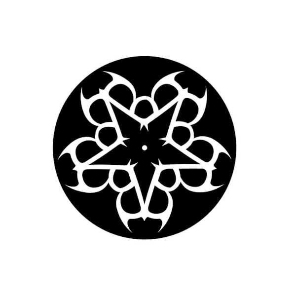 Black Veil Brides Devil Turntable Slipmat (2-pack) One Size Black/White/Red One Size