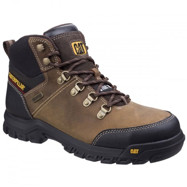 Caterpillar Mens CAT Framework S3 Säkerhetsläderstövlar 10 UK Se Seal Brown 10 UK