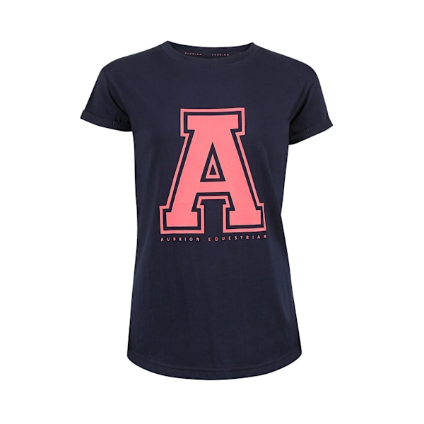 Aubrion Barn/Barn Repose T-shirt 9-10 år Marinblå Navy 9-10 Years