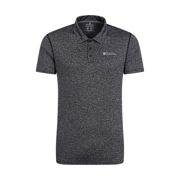 Mountain Warehouse Agra Stripe Pikétröja Herr L Svart Black L