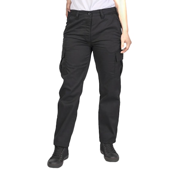 Lee Cooper Dam/Dam Klassiska Cargobyxor 12 UK R Svart Black 12 UK R