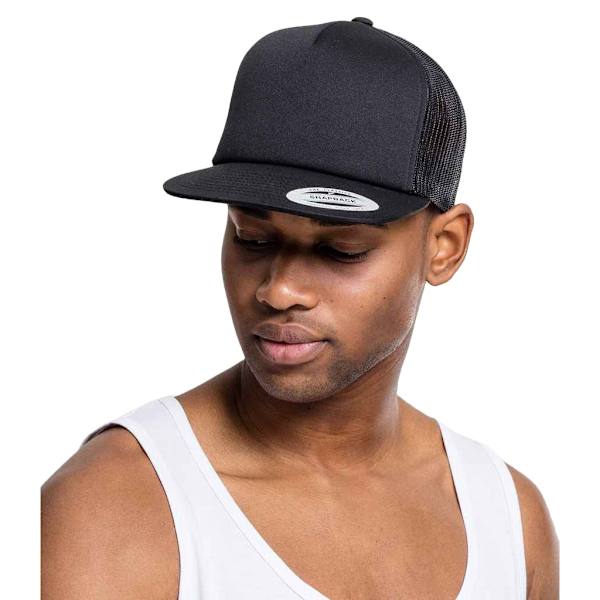 Flexfit Foam Trucker Cap One Size Svart Black One Size