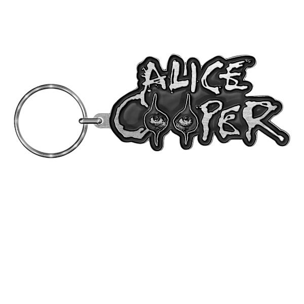 Alice Cooper Eyes Nyckelring One Size Svart/Grå Black/Grey One Size