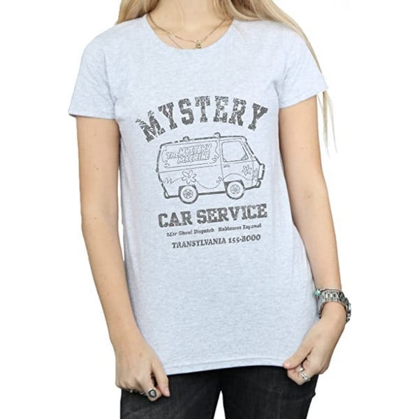 Scooby Doo Dam/Damer Mystery Car Service Boyfriend T-Shirt Sports Grey M