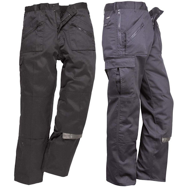 Portwest Dam/Damer Action Arbetsbyxor / Byxa 2XL x Lång B Black 2XL x Tall