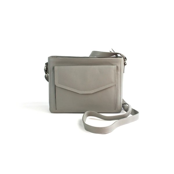 Eastern Counties Leather Autumn Läder Handväska One Size Ljus Light Grey One Size