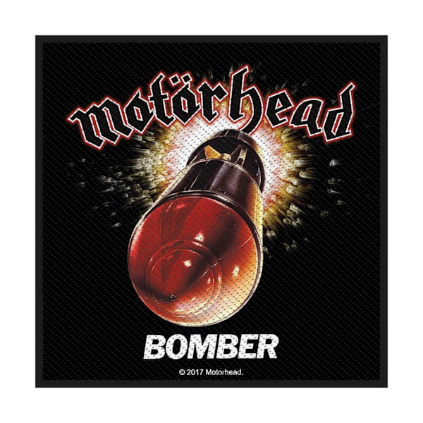 Motorhead Bomber vävd patch One Size Svart/Röd Black/Red One Size