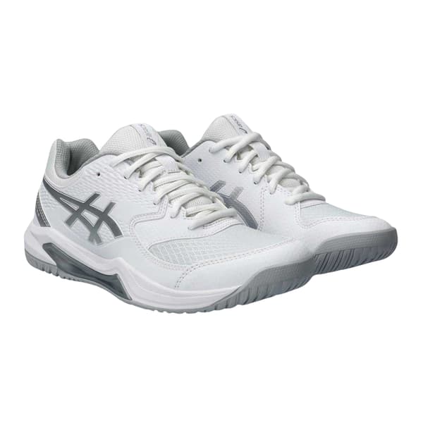 Asics Dam/Dam Gel Dedicate 8 Tennisskor 6 UK Vit/Silver White/Silver 6 UK