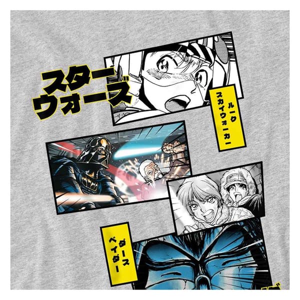 Star Wars Barn Anakin Och Darth Vader Serietidningsposé Athletic Heather 7-8 Years