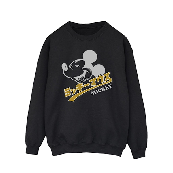 Disney Herr Mickey Mouse Japansk Sweatshirt L Svart Black L