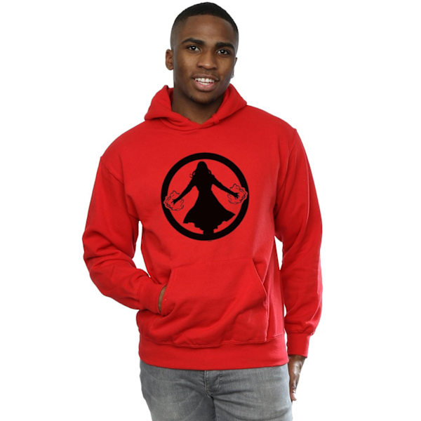 Marvel Herr Scarlet Witch Symbol Hoodie XXL Röd Red XXL