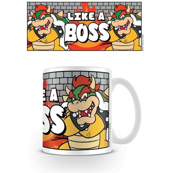 Super Mario Like A Boss Mug En Storlek Flerfärgad Multicoloured One Size