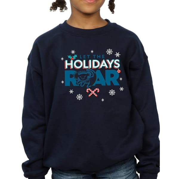 Lejonkungen Flickor Jul Roar Sweatshirt 3-4 År Marinblå Navy Blue 3-4 Years