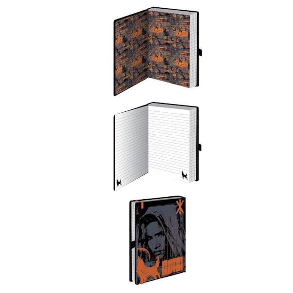 Rebel Moon Kora A5 Notebook One Size Svart/Orange Black/Orange One Size