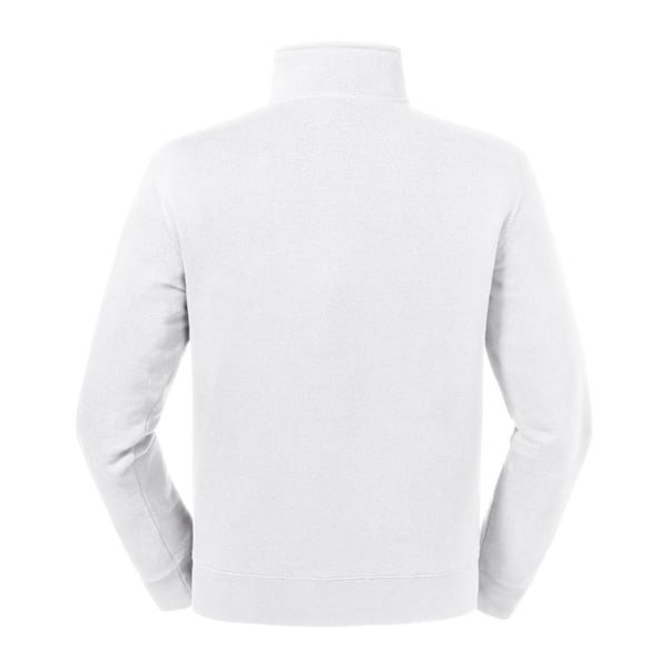 Russell Herr Authentic Quarter Zip Sweatshirt XL Vit White XL