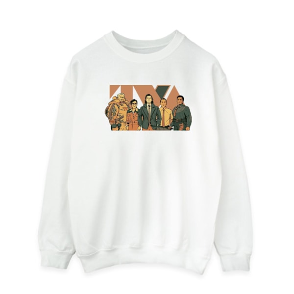 Marvel Herr Loki TVA Group Sweatshirt 4XL Vit White 4XL