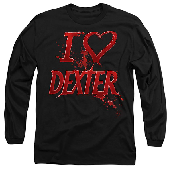 Dexter Unisex Vuxen I Heart Dexter T-Shirt M Svart Black M