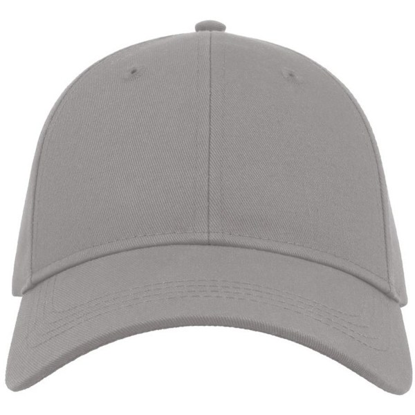 Atlantis Unisex Vuxen Böjd Twill Baseballkeps En Storlek Ljus Light Grey One Size