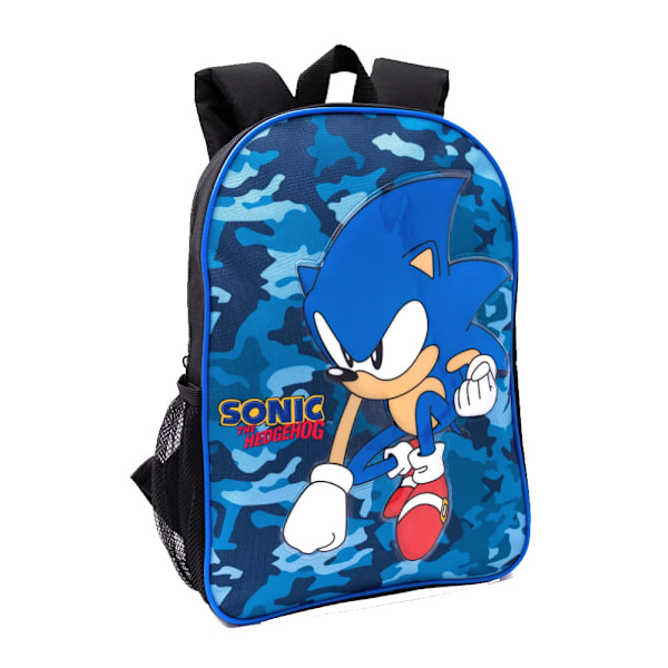 Sonic The Hedgehog Camo Ryggsäck Set One Size Blå/Svart Blue/Black One Size