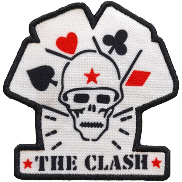 Clash Cards Iron On Patch One Size Svart/Röd/Vit Black/Red/White One Size